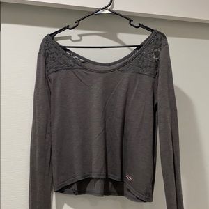 cute long sleeve hollister top